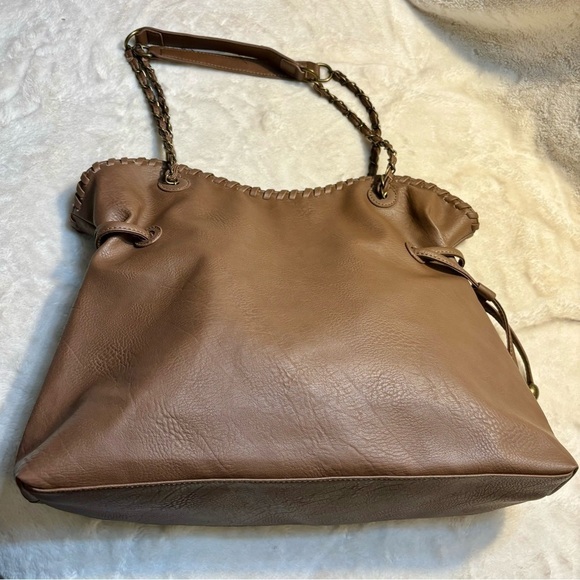 Western Shoulder Bag Hazelnut Brown CBOCS Distribution Drawstring Bronze Hardwre - Picture 2 of 16